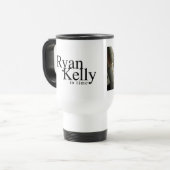 Musik Ryans Kelly - Reise-Tasse - schlichtes Weiß Reisebecher (Vorderseite Links)