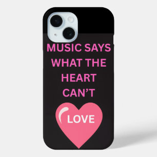 Musik sagt, was das Herz nicht kann  Apple iPhone  Case-Mate iPhone Hülle