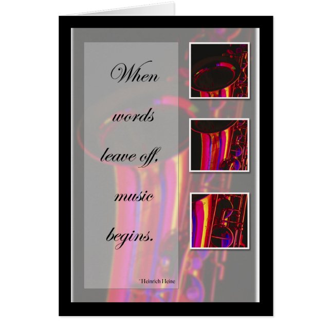 Musik Saxophon, Jazz (Vorne)