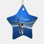 Musik Saxophon Keramik Ornament (Rechts)