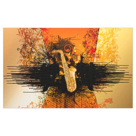 Musik, Saxophon mit Schmutz Stoff (Yard (91,4 cm))