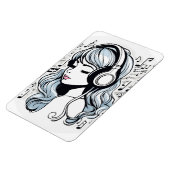 Musik Schaffen Glück Magnet (Linke Seite)