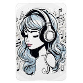 Musik Schaffen Glück Magnet (Vertikal)