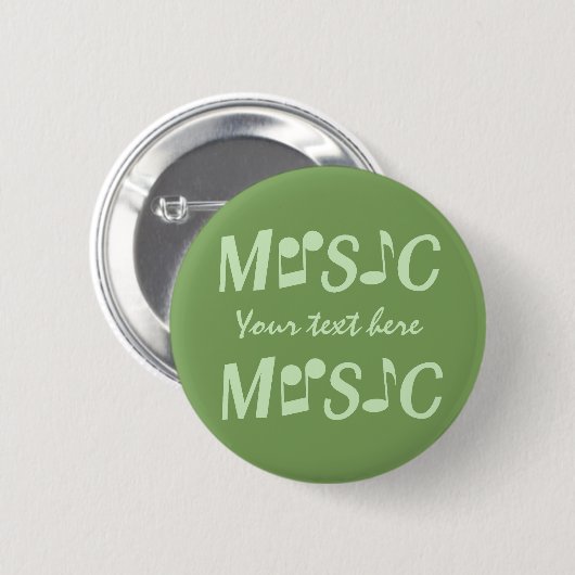 MUSIK-Schaltflächen Button (Vorne & Hinten)