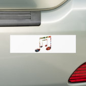 Musik-Schein-Rot Autoaufkleber (Auf Auto)