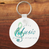Musik Schlüsselanhänger (Vorderseite)