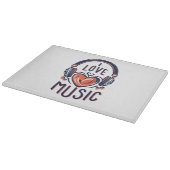 Musik Schneidebrett (Ecke)