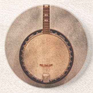 Musik - Schnur - Banjo Untersetzer