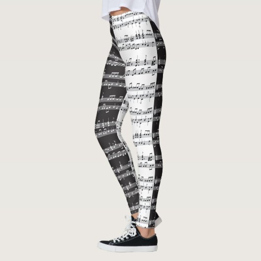 Musik-Score Leggings (Links)