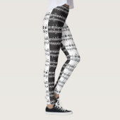 Musik-Score Leggings (Rechts)