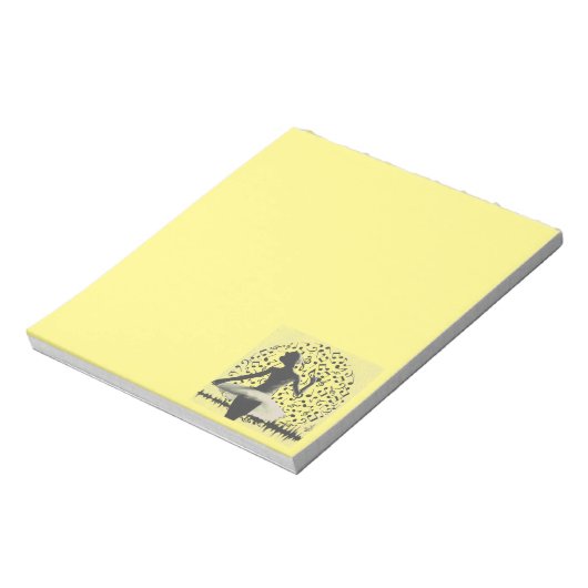 Musik - Selbstchoing (Papeterie-Version) Notizblock (Rotiert)