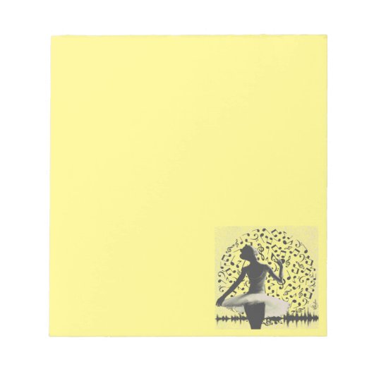 Musik - Selbstchoing (Papeterie-Version) Notizblock (Vorderseite)