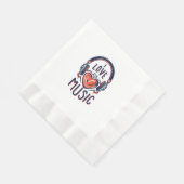 Musik serviette (Ecke)