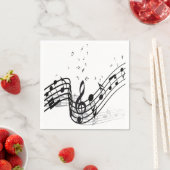 Musik Serviette (Beispiel)