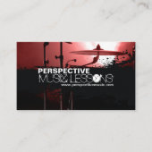 Musik-Shoppe-/Schlagzeuger-Visitenkarten Visitenkarte (Vorderseite)