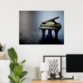 Musik sieht nicht so groß aus poster (Heimbüro)