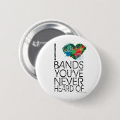 Musik-Snob Button (Vorne & Hinten)