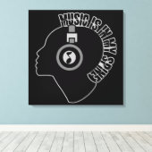 Musik-Sonderfarben-Leinwanddruck Leinwanddruck (Insitu (Holzboden))