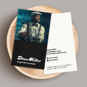 Musik-Songwriter-Add-Foto-Visitenkarte Visitenkarte