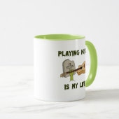 Musik spielen ist mein Leben Tasse (VorderseiteRechts)