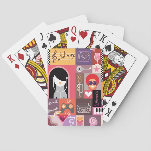 Musik Spielkarten (Rückseite)