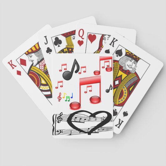 Musik Spielkarten Deck (Rückseite)