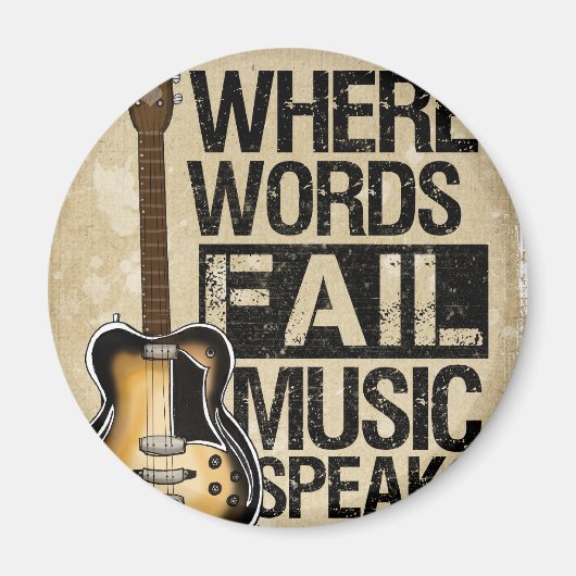 Musik spricht magnet (Vorne)