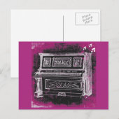 Musik spricht Postkarte (Vorne/Hinten)