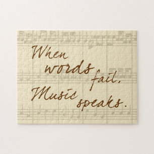 Musik spricht puzzle