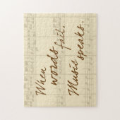 Musik spricht puzzle (Vertikal)