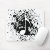 Musik-Spritzer Mousepad (Mit Mouse)