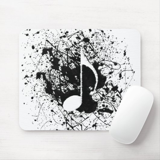 Musik-Spritzer Mousepad (Mit Mouse)