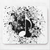 Musik-Spritzer Mousepad (Vorne)