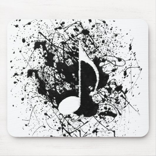 Musik-Spritzer Mousepad (Vorne)