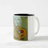 Musik-Stadt-Tasse Zweifarbige Tasse (VorderseiteRechts)