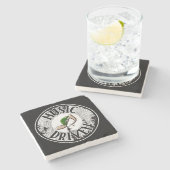 Musik Steinuntersetzer (Seitenansicht)