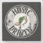 Musik Steinuntersetzer (Vorderseite)