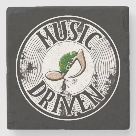 Musik Steinuntersetzer (Vorderseite)