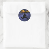 Musik-Stickers Runder Aufkleber (Tasche)