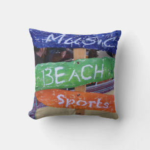 Musik, Strand, Sportkissen! Kissen