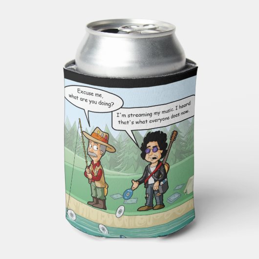 Musik Streaming Funny Pun kann kühlen Dosenkühler (Kanne Vorderseite)