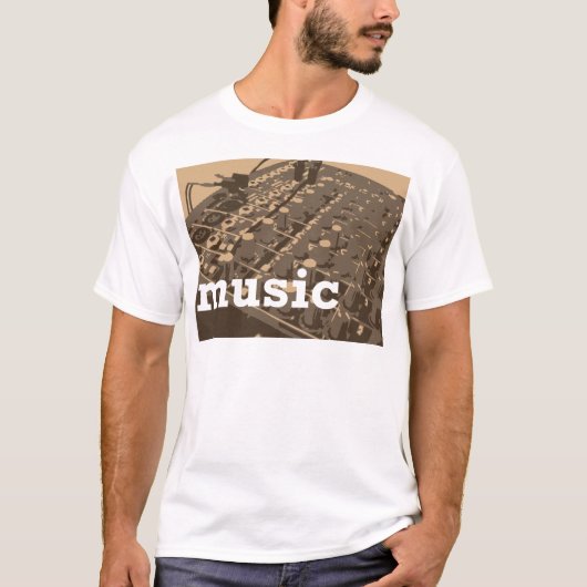 Musik-Studio-Mischer T-Shirt (Vorderseite)