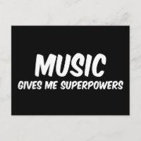 Musik Supermächte Funny Superheld Musician