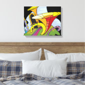 Musik Surreal Fantasy Leinwanddruck (Insitu (Schlafzimmer))