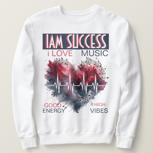 MUSIK SWEATSHIRT (Design vorne)