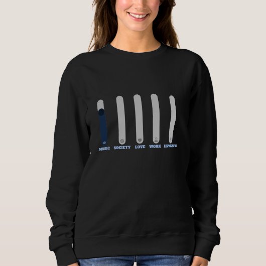 Musik. Sweatshirt (Vorderseite)