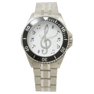 Musik-Symbol-Uhr Armbanduhr