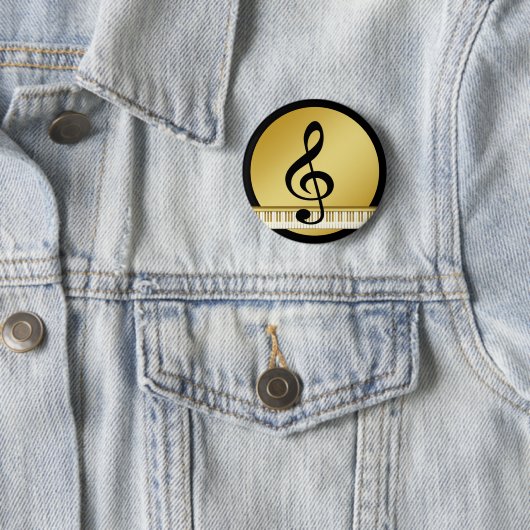 Musik-Symbolclef-Anmerkungen im Button (Beispiel)