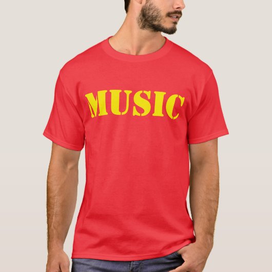Musik T-Shirt (Vorderseite)
