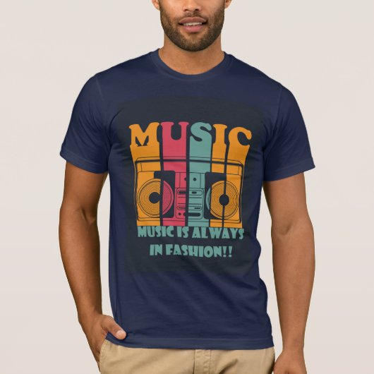 Musik T-Shirt (Vorderseite)